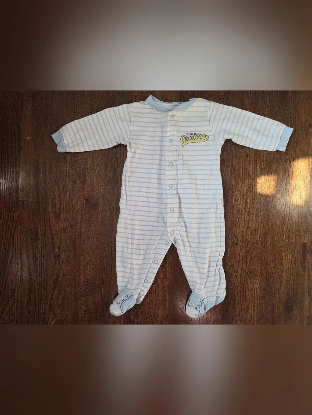 Carters 9M Team Grandpa Footie Pajamas